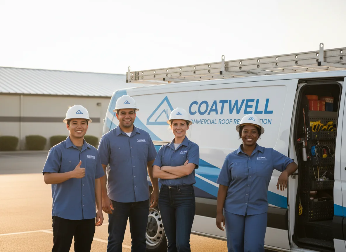 Commercial roof coating company in Wray, GA